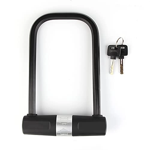 Cerraduras de bicicleta : Cable de bloqueo de bicicleta Básico Auto Coiling Combinación Cable Cerraduras de bicicleta con soporte de montaje gratuito (negro)