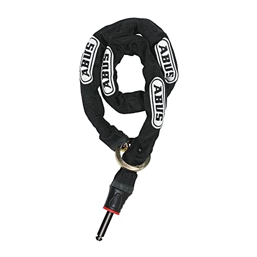 Cerraduras de bicicleta : Cadena insertable para antirrobo de cuadro ABUS Adaptor Chain 6KS - Candado de bicicleta, 100 cm - Antirrobo con cadena de 6 mm de grosor