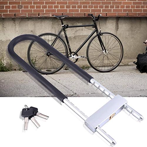 Cerraduras de bicicleta : Candado antirrobo para Bicicletas, candado en U, 17.7 Pulgadas Resistente al Desgaste para Bicicletas al Aire Libre
