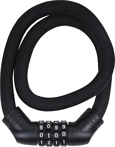 Cerraduras de bicicleta : Cytec Unisex - Adulto Cable antirrobo 4035786 Cable antirrobo, Color Negro, Talla única