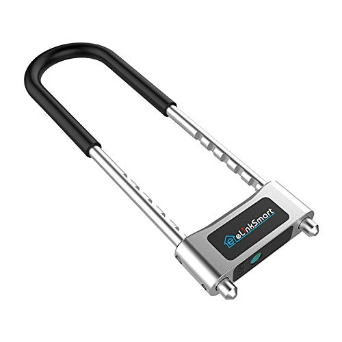 Cerraduras de bicicleta : eLinkSmart U Lock - Cerradura digital en U para bicicleta (1, 8 cm), diseño de U