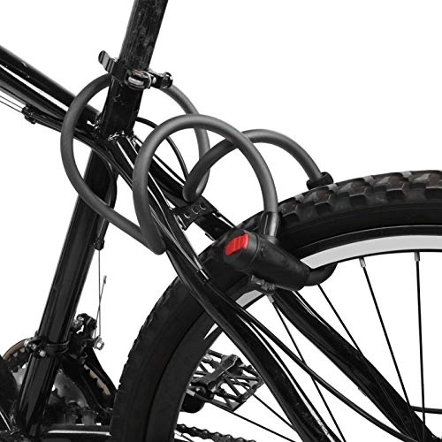Cerraduras de bicicleta : Excelente artesanía: Accesorio de protección Segura para Ciclismo con 2 Llaves Wheelup Cable de Acero de Alta Resistencia para Ciclismo(1.8 Meters)