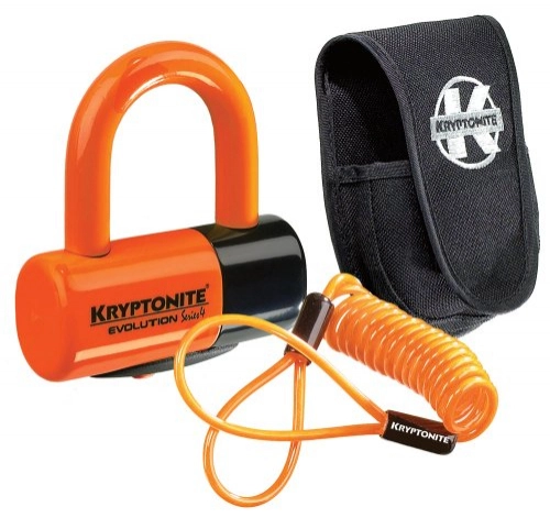 Cerraduras de bicicleta : Kryptonite 999591 Candado, Calidad, Naranja, 14 Millimeter