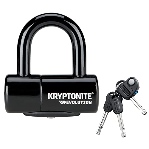 Cerraduras de bicicleta : Kryptonite (999607) ANTIRROBO Disco Evolution Series 4 (14x48x54) Negro
