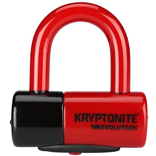 Cerraduras de bicicleta : Kryptonite (999621) ANTIRROBO Disco Evolution (14x48x54) Rojo
