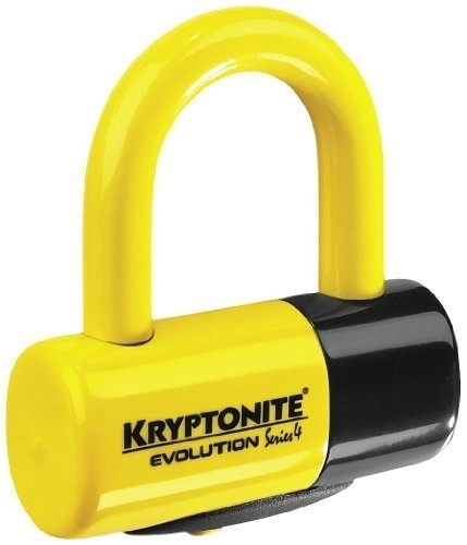 Cerraduras de bicicleta : Kryptonite Evolution Series 4 Disc Lock - Yellow by Kryptonite
