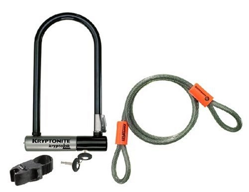 Cerraduras de bicicleta : Kryptonite KryptoLok 2 - Kit candado - negro 2016 Candado de cable