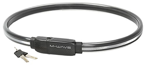 Cerraduras de bicicleta : M-Wave Candado de Bloqueo Style 23.10, Adultos Unisex, Negro, Talla única