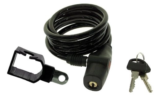 Cerraduras de bicicleta : M-Wave Espiral Cable candado para Bicicleta
