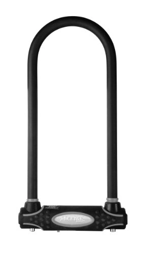Cerraduras de bicicleta : Master Lock Bügelschloss / 8196 Candado Antirrobo para Bicicletas en U de Acero Reforzado, Unisex, Negro, 250x140x16 mm