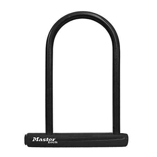 Cerraduras de bicicleta : Master Lock Cerradura en U 8170D, negro, 16.5 cm de ancho