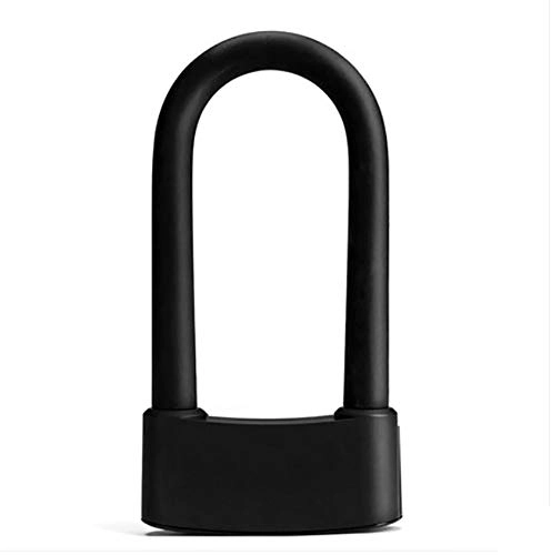 Cerraduras de bicicleta : MDZZ Candado de Bicicleta Smart U-Lock Security Anti-Theft Mobile Phone App Bluetooth Lock, Negro