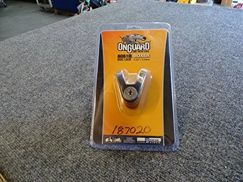 Cerraduras de bicicleta : ONGUARD Boxer - Candado de Disco, Unisex Adulto, 8052B, Negro, 10 mm
