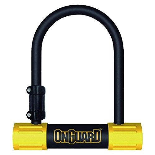 Cerraduras de bicicleta : OnGuard Bulldog Mini U-Lock (negro, 3.55 x 5.52 pulgadas)