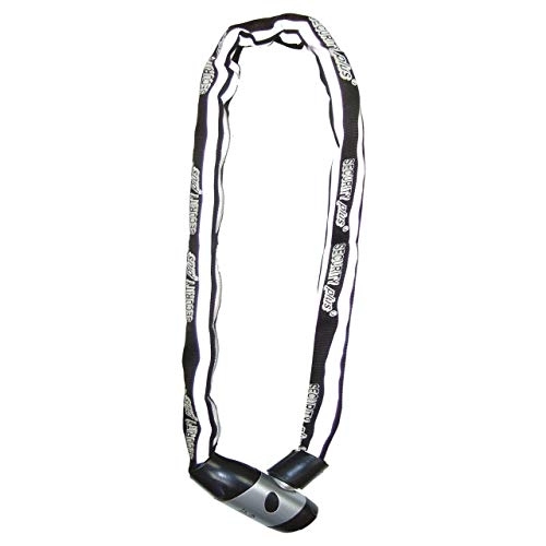 Cerraduras de bicicleta : Point Reflex extra largo de cadena con candado 140 cm con llave bicicleta Cadena 12030801