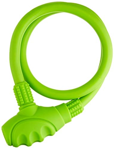 Cerraduras de bicicleta : Prophete Unisex - Adultos Cable Candado Memory Lock Medida: 800 mm, 15 mm, Verde, One Size