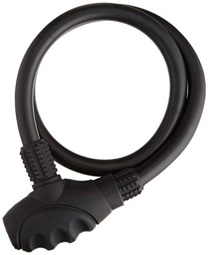 Cerraduras de bicicleta : Prophete Unisex - Adultos Cable Candado Memory Lock Medida: 800 mm, Ø 15 mm, Negro, One Size