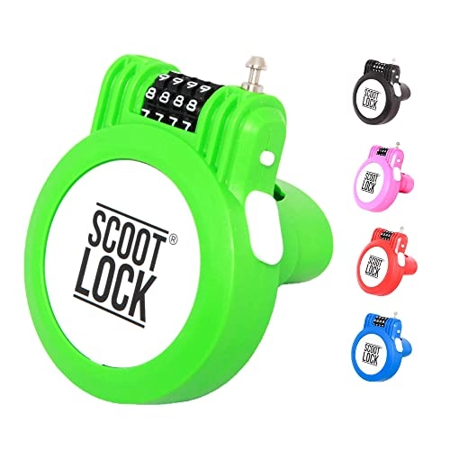 Cerraduras de bicicleta : Scoot Lock It Leave It Retrieve It Learning and Activity Toys (Verde)
