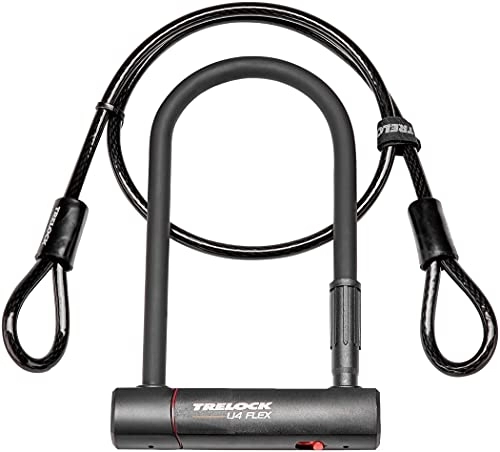 Cerraduras de bicicleta : Trelock 2232025921 GT105195 Essentials, 230 mm, Black