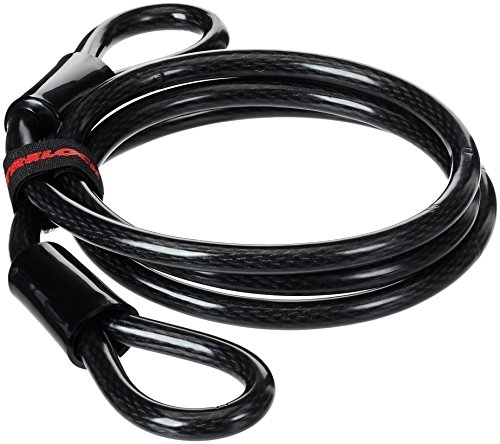 Cerraduras de bicicleta : Trelock Cable 2 Lazos 180cm 12mm Negro