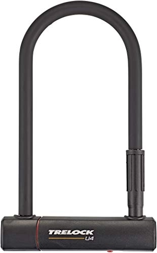 Cerraduras de bicicleta : Trelock Unisex – Adult's Bügelschloss-2232025922 Shackle Lock, Black, 102-230mm