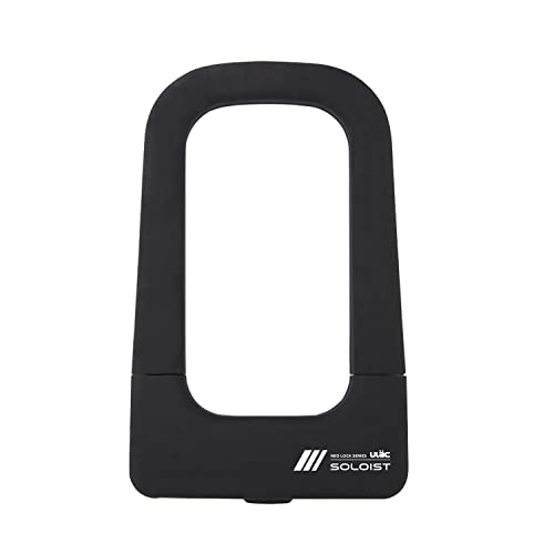 Cerraduras de bicicleta : ULAC Soloist Sport Si aleación U-Lock para bicicleta, motocicleta y scooter (negro 19-3911tcx))