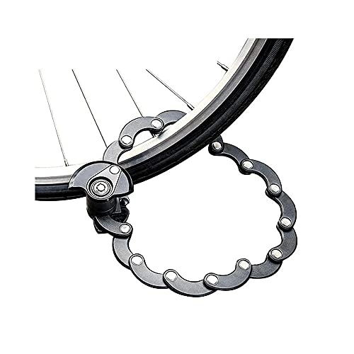 Cerraduras de bicicleta : Yxxc Candado de Cadena de Cable de Bicicleta, candado Plegable Fijo de Bicicleta de montaña, candado de Cadena de Bicicleta, candado de Hamburguesa Creativo