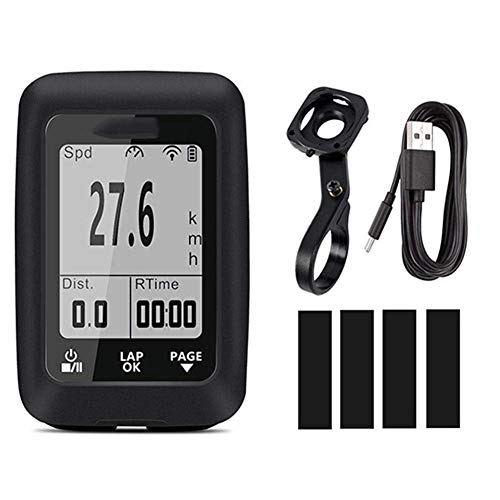 Ordenadores de ciclismo : All-Purpose GPS Bicicleta Computadora Bluetooth Ant + Inalámbrico Cronómetro de Bicicleta Impermeable IPX7 Bicicleta de Carretera Odómetro Velocímetro de Bicicleta