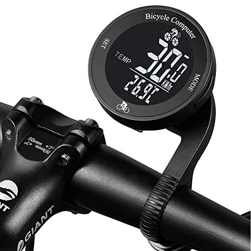 Ordenadores de ciclismo : ANZAGA Ordenador inalámbrico para Bicicleta, Pantalla LCD retroiluminada, Accesorios multifunción para Bicicleta / Resistente al Agua