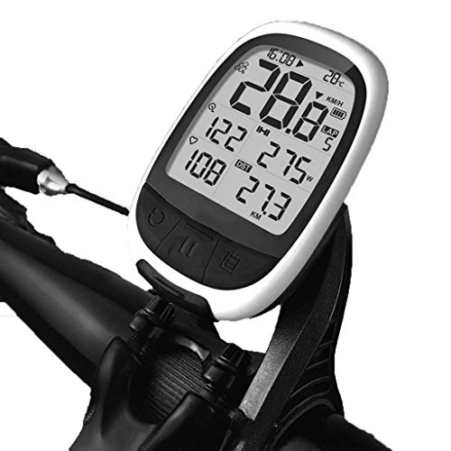 Ordenadores de ciclismo : Bicicletas ordenador GPS multi-función inalámbrico medidor de código Bluetooth ANT+impermeable velocímetro luminoso