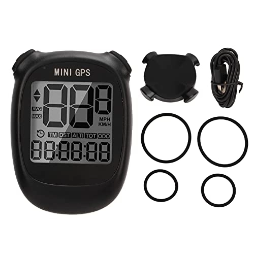 Ordenadores de ciclismo : BuyWeek Ordenador de Bicicleta, velocímetro de Bicicleta, odómetro, Pantalla retroiluminada, Ordenador de Bicicleta GPS para Montar al Aire Libre, Negro
