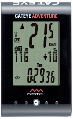 Ordenadores de ciclismo : CatEye CTAT200W - Computadora At200w Altimetro Adventure