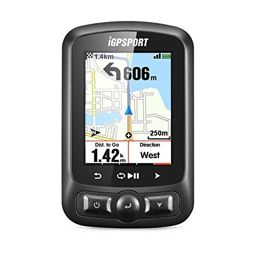 Ordenadores de ciclismo : Ciclocomputador GPS iGPSPORT iGS620 inalámbrico Bicicleta Ciclismo con Mapa de rutade navegación