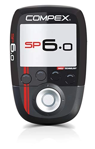 Ordenadores de ciclismo : Compex SP 6.0. - Electroestimulador, Negro, 23 cm