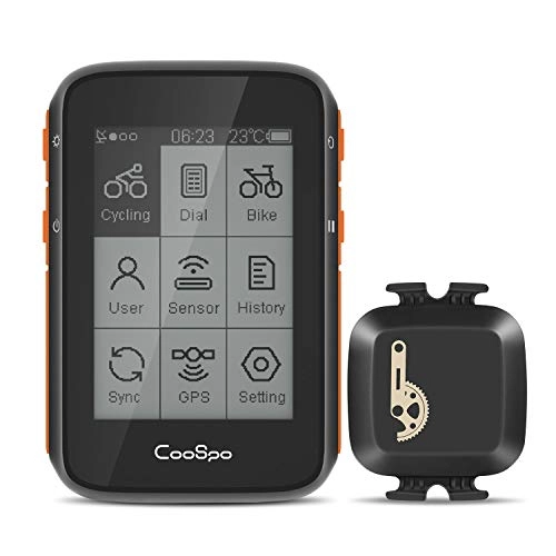 Ordenadores de ciclismo : CooSpo Bike Computer GPS Bike Cadence Speed Sensor Bike Speedometer Odometer Cycling Sensor for Road MTB Bicycle Support Bluetooth 4.0 Ant+