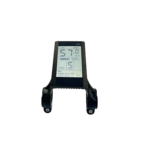 Ordenadores de ciclismo : Daroplo S830 - Pantalla LCD para bicicleta eléctrica (24 V, 36 V, 48 V)