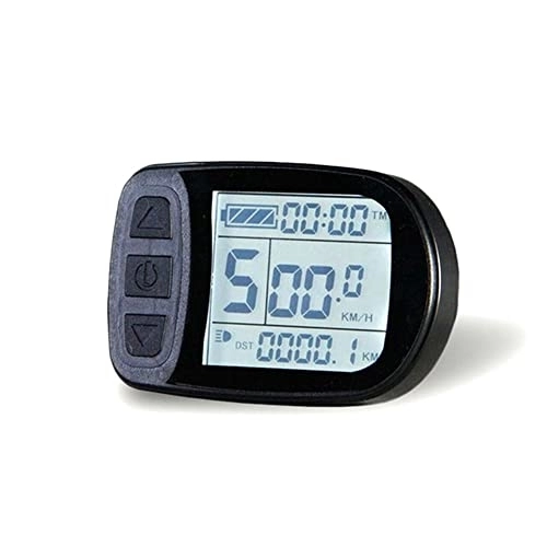 Ordenadores de ciclismo : Doengdfo 1 unidad de fuente de alimentación de litio para bicicleta de montaña con medidor LCD de Quintessence KT-LCD5 para 24 V, 36 V, 48 V