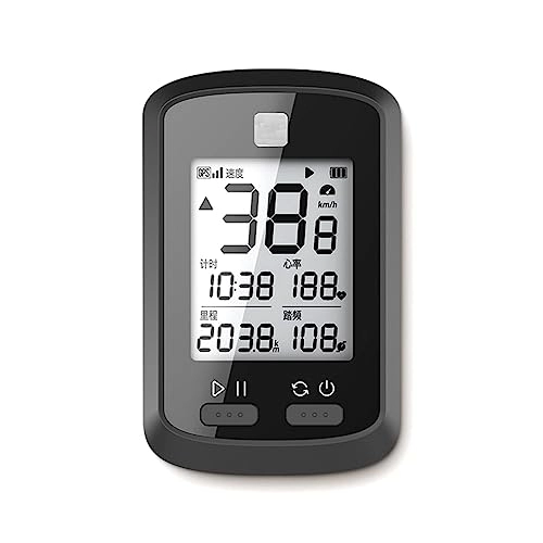 Ordenadores de ciclismo : Durratou Cronómetro de posicionamiento GPS, bicicleta de carretera, bicicleta de montaña, velocidad inalámbrica, kilometraje