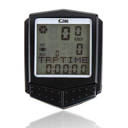Ordenadores de ciclismo : EDW Moto odmetro de la computadora inalmbrica con Velocidad y Sensor de cadencia Ejercicio al Aire Libre exactitud Impermeable 0, 001 Ciclo Velocmetro Accesorios
