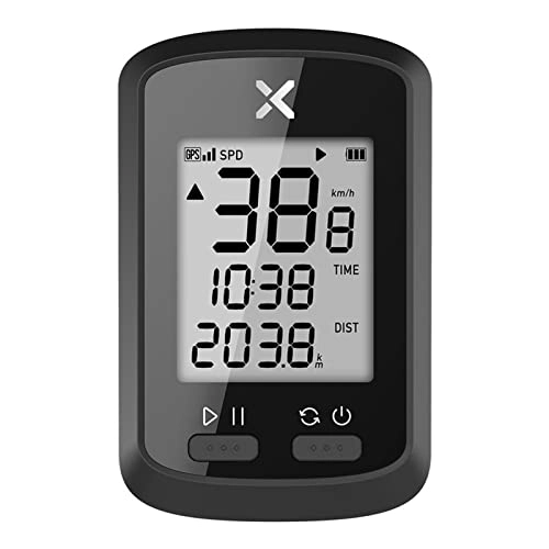 Ordenadores de ciclismo : G Plus GPS Ciclismo Ordenador, GPS inalámbrico Bike Tracker con Bluetooth Ant+, impermeable Monitoreo dinámico de rendimiento, Popularidad Routing Speedometer con retroiluminación automática
