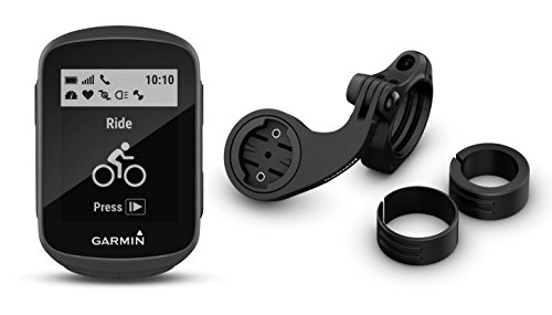 Ordenadores de ciclismo : Garmin Edge 130 MTB Pack - Ciclocomputador con GPS Pantalla de 1.8", autonomía de 15 h