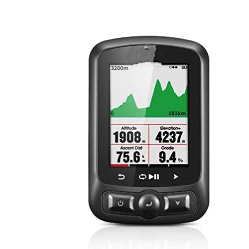 Ordenadores de ciclismo : HJTLK Ordenador de Bicicleta, Ant + GPS Igs618 Bicicleta Bicicleta Bluetooth Cronómetro inalámbrico Velocímetro Impermeable Ipx7 Ciclismo Velocímetro