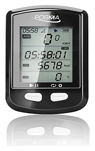 Ordenadores de ciclismo : HSJ WDX- GPS Ciclismo Bike Computer Pipeometer odómetro Medida de Velocidad