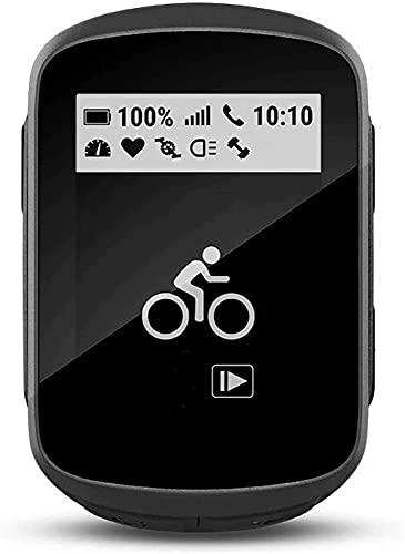 Ordenadores de ciclismo : HSJ WDX- Medidor de código de Bicicleta Montaje GPS Navegación Inteligente código inalámbrico medidor Medida de Velocidad (Color : Black, Size : One Size)