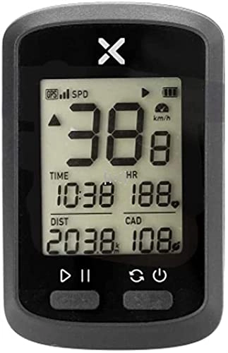 Ordenadores de ciclismo : HSJ WDX- Mesa de código de equitación GPS de Bicicleta Medida de Velocidad (Color : Black, Size : One Size)