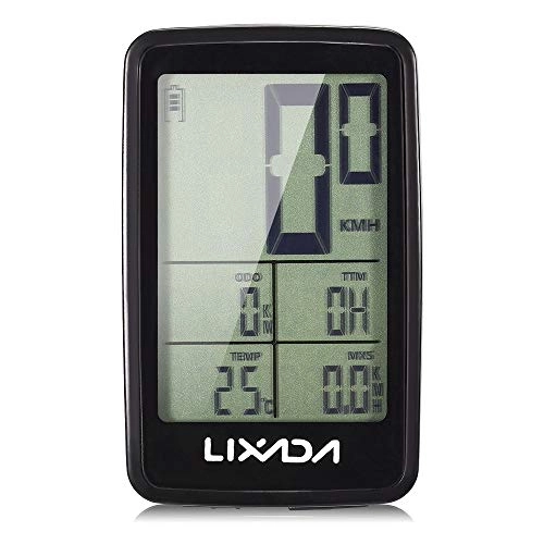Ordenadores de ciclismo : HXiaDyG - Velocmetro para bicicleta, recargable, USB, inalmbrico, con cuentakilmetros, resistente al agua para bicicleta (talla nica), color: #1