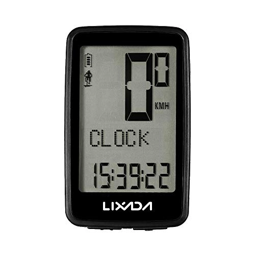 Ordenadores de ciclismo : HXiaDyG - Velocímetro para bicicleta (USB, recargable, inalámbrico), color negro