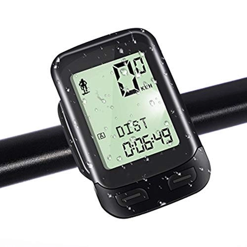 Ordenadores de ciclismo : HYDDG Ordenador Digital para Bicicleta, odómetro para Ciclismo a Prueba de Agua, velocímetro inalámbrico para Bicicleta de Carretera MTB en 5 Idiomas con retroiluminación (5 Piezas)
