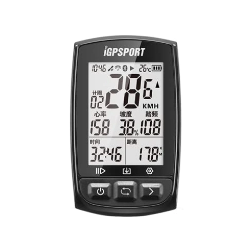 Ordenadores de ciclismo : iGPSPORT Ciclocomputador con GPS iGS50S inalámbrico Impermeable Ordenador de Bicicleta Compatible con Sensores Ant+