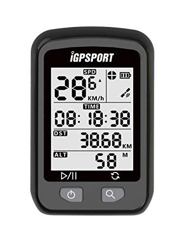 Ordenadores de ciclismo : iGPSPORT iGS20E (versión española) - Ciclo computador GPS Bicicleta y Ciclismo. Cuantificador grabación de Datos y rutas. Pantalla Anti-Reflejos y de Gran Contraste. Batería hasta 25 Horas. IPX6